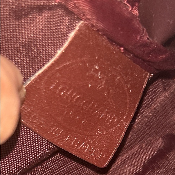 LONGCHAMP ($575) Striped UNISEX Crossbody Bag EUC made in France - Picture 9 of 12